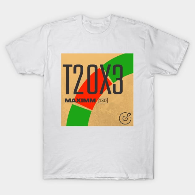 T20X3 T-Shirt by Darts Tees Emporium